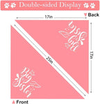Big Sister Big Brother Dog Bandanas, Adjustable Double Sided Pet Bandana - Image 3