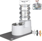 RIZZARI Automatic Pet Waterer, Gravity Stainless Steel Water Dispenser - Image 4