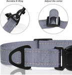 TagME Reflective Nylon Dog Collars, Adjustable Classic Pet Collar - Image 3