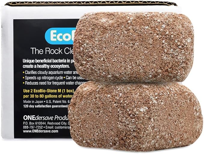 Aquarium Stone for Natural Water Clarification and Odor Removal Featuring by EcoBio-Block