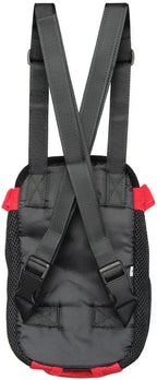 Pet Dog Puppy Cat Carrier Five Holes Backpack Double Shoulder Straps Mesh Front - Image 3