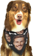 Custom Dog Bandana for Cat Dog Pet Add Your Design Personalized Neckwear - Image 3