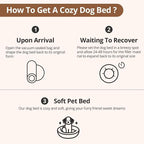 JOLLYVOGUE Calming Dog Bed Medium Size Dog, Anti-Anxiety Donut Medium Pet Bed - Image 8