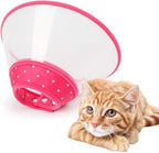Pet Cone Recovery Dog Cone Adjustable Dog Collar Clear Padded Collar by Andiker-ServingforYou