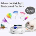 ORSDA 6PCS Feathers Replacement ONLY Interactive Cat Toys - Image 3
