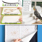 100pcs Bird Cage Liner Papers, 11×20in Big Size Disposable Non-Woven Cage Paper - Image 7