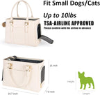 Fashion Pet Carrier Dog Purse Cat Bag Soft-Sided Carriers Travel Airline - Image 2