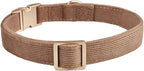Soft Cotton Dog Collar with Metal Buckle Adjustable Heavy Duty Comfy Corduroy - Image 2