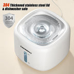 Cat Water Fountain 2.2L with 3 Filters and 1 Mat, Dual Flow Modes Dog Water - Image 3