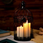 Sliner 4 Pcs Birdcage Candle Holder Valentine Decorative Bird Cages - Image 6