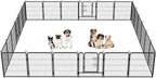 BestPet | Dog Playpen | 32 Inch, 24 Panels | Heavy Duty Metal Pet Exercise Pen by BestPet