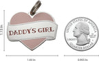 Two Tails Pet Company Personalized 'Daddy's Girl' Pet ID Tag & Collar Charm - Image 2
