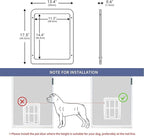 NAMSAN Dog Screen Door, Flap Opening 11.2 x 14.4 inches, Dog Door - Image 3