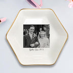 Custom Photo Ring Dish, Personalized Picture Trinket Tray, Wedding Anniversary - Image 6