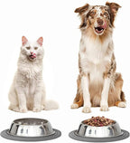 2 Pack Silicone Pet Food Mat, Small Rubber Mat - Image 7