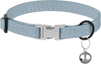 Leather Cat Collar with Buckle and Removable Bell - Image 7
