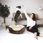 Asvin Medium Dog Bed for Medium Dogs, Cat Beds for Indoor Cats, Pet Bed for - Image 6