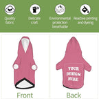 Personalized Chihuahua Dog Hoodie, Custom Pet Warm Sweatshirt Costume - Image 4