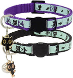 2 Pack Glow in The Dark Cat Collar by Barleygoo