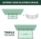 FXW MiniPaws Unleashed Dog Playpen, Expandable & Portable Design - Image 2