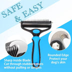 Dog Brush for Shedding 2-in-1 - Image 4