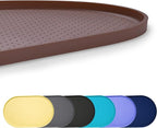 100% Waterproof 0.5" Raised Edge BPA Free Silicone Dog Food Mat, Pet Cat by Yacee