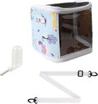 Guinea Pig Carrier with Water Feeder, Small Animal Hamster Carry Pouch with - Image 7