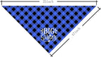 Big Sister Dog Bandanas, Buffalo Plaid Pet Scarf, Pet Dogs Scarf Accessories - Image 4