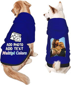 Custom Dog Hoodie with Your Design Soft & Warm Personalized Picture Logo Text by Custom