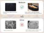 Bedsure Calming Human Dog Bed, Fluffy Faux Fur Orthopedic Pet Bean Bed - Image 3
