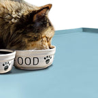 Dog Food Mat, Silicone Waterproof Food Tray, Non Slip Pet Bowl Mats Placemat - Image 6
