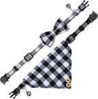 Faleela Cat Collar Bandana Bells Set - Image 3