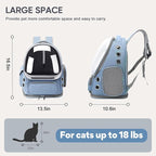 Cat Backpack Carrier, Breathable Cat Bubble Backpack - Image 7