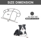 Calming Dogs/Cats Bed Mats, Dog Pad Washable Removable Couch Cover, Plush Long - Image 2