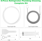 8 PCS Refrigerator Drain Cleaning Tool - Image 4