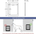 NAMSAN Dog Screen Door, Flap Opening 11.2 x 14.4 inches, Dog Door - Image 3