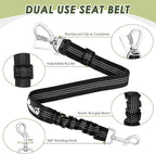SlowTon Dog Seat Belt Harness for Car, Dog Car Harness Adjustable Mesh - Image 3
