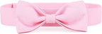 Segarty Dog Bow Ties for Large Dogs Neck Girth 16.5-21.3in, Adjustable Pink by Segarty