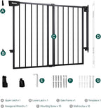 Babelio 29.7-46.5" No Bottom Bar Baby/Dog Gate - Image 8