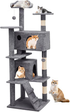 Athena Collection Cat Tree, 62 Inch Cat Tree Tower by AthenaCollectionFurniture