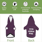 Personalized Chihuahua Dog Hoodie, Custom Pet Warm Sweatshirt Costume - Image 4