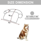 Calming Dogs/Cats Bed Mats, Dog Pad Washable Removable Couch Cover, Plush Long - Image 2