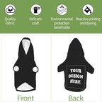 Dog Clothes, Custom Dog Hooded Sweatshirt, Personalized Pet Costume Robe Shirt - Image 4