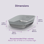 Litter Genie Platinum Stainless Steel Litter Box | Durable, Modern Design - Image 6
