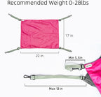 2 Pcs Small Kitty Cat Hammock for Cage, 2 Pieces Reversible Cat Hanging Hammock - Image 6