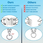Prong Collar for Dogs, Adjustable Size Dog Training Collar Dog Pinch Collar - Image 5