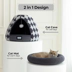 BALANCE Cat Beds for Indoor Cats, 2-in-1 Cat Bed Cave - Image 7