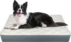 35.5" x 23.5" x 4.7" Large Orthopedic Dog Beds, Waterproof Faux Leather Memory by PawLibero