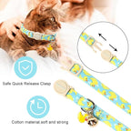 2 Pack Summer Duck Dinosaur Cat Collars Breakaway - Image 2