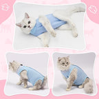 Cat Recovery Suit for Abdominal Wounds or Skin Diseases, Cat Onesie for Cats - Image 5